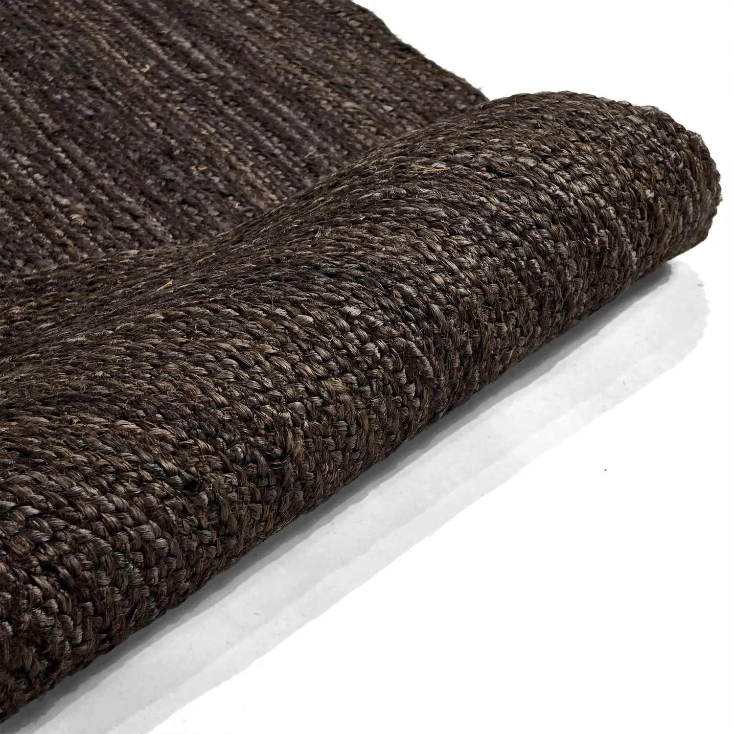 Jutetæppe - Amasia (mørk taupe)