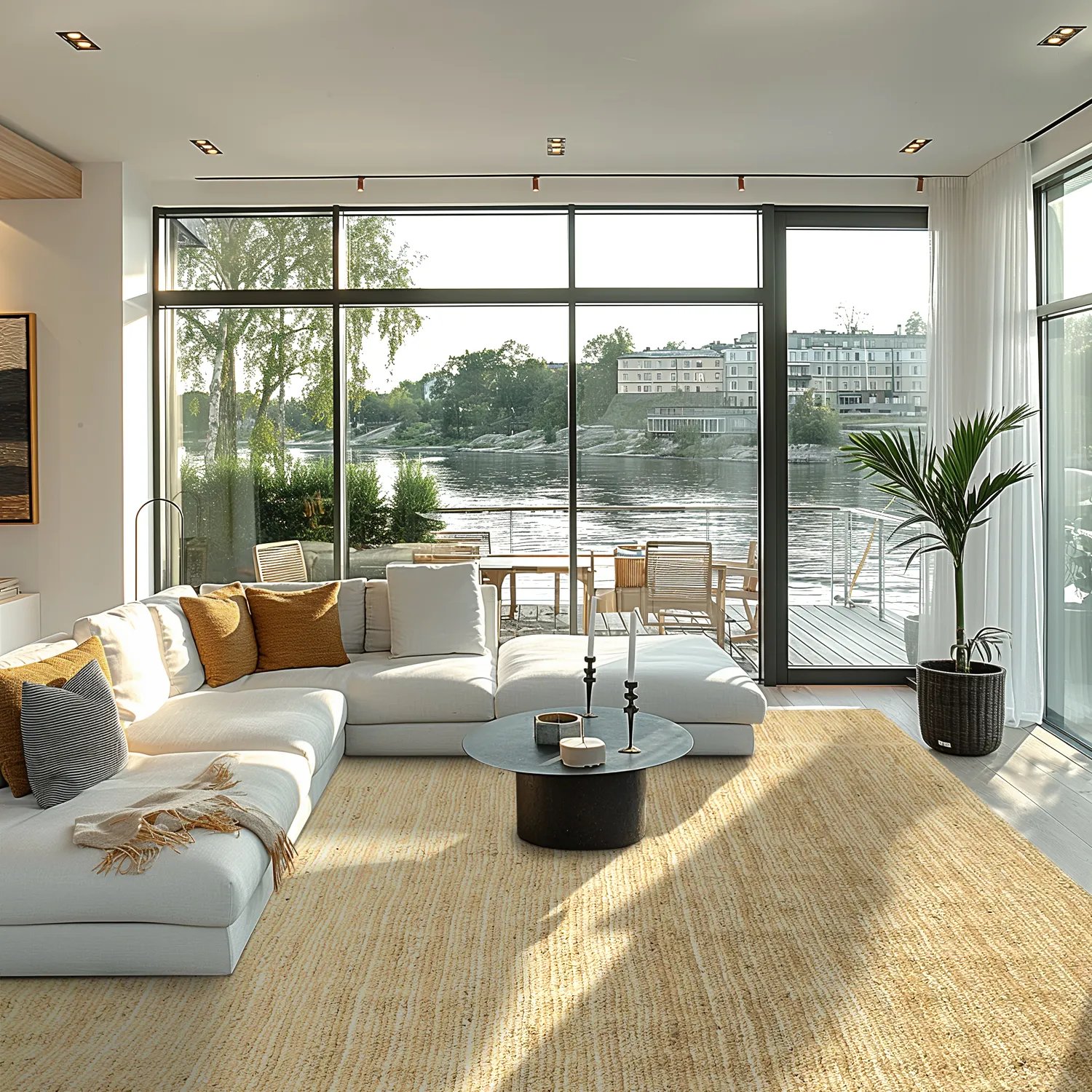 Jutetæppe - Amasia (natur)