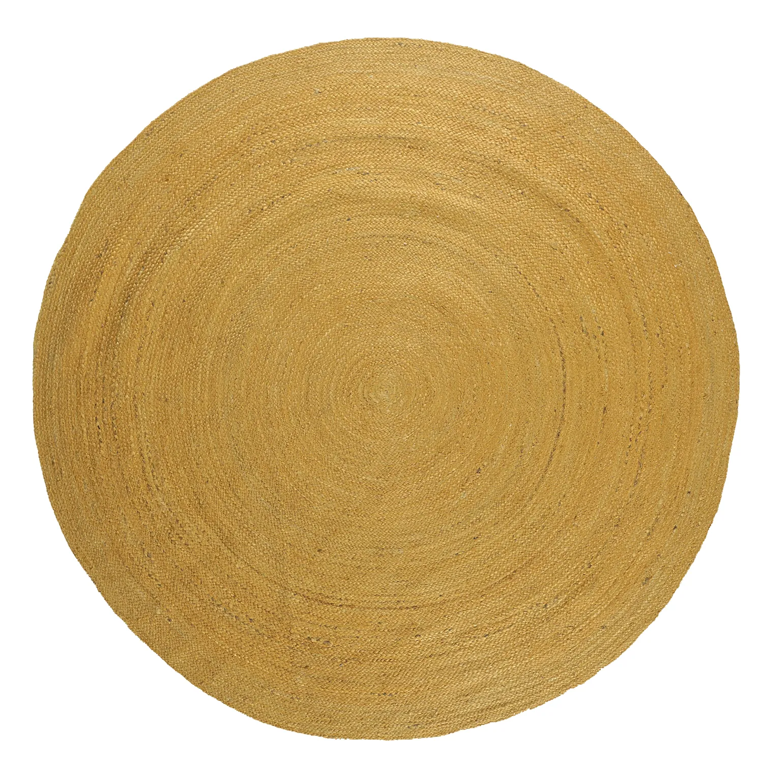 Rund jutetæppe - Amasia (orange)