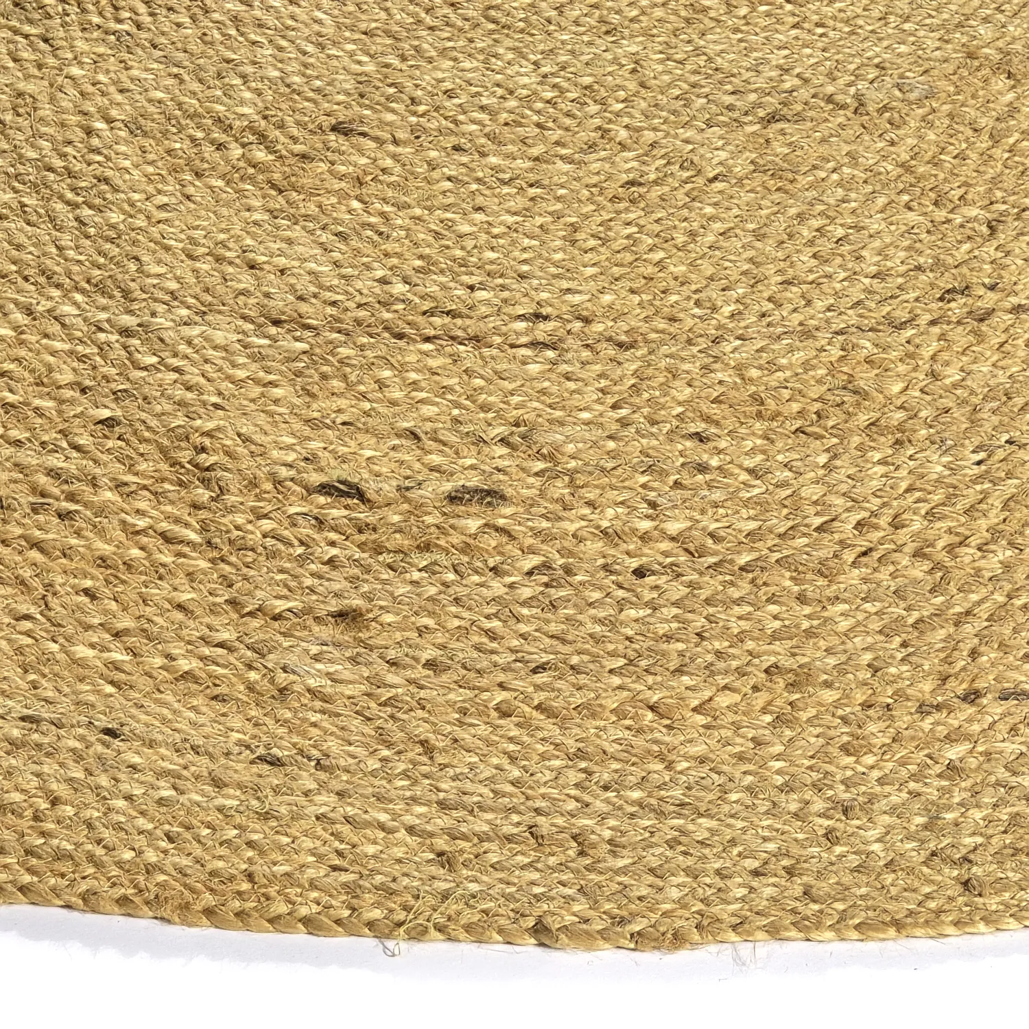 Rund jutetæppe - Amasia (orange)