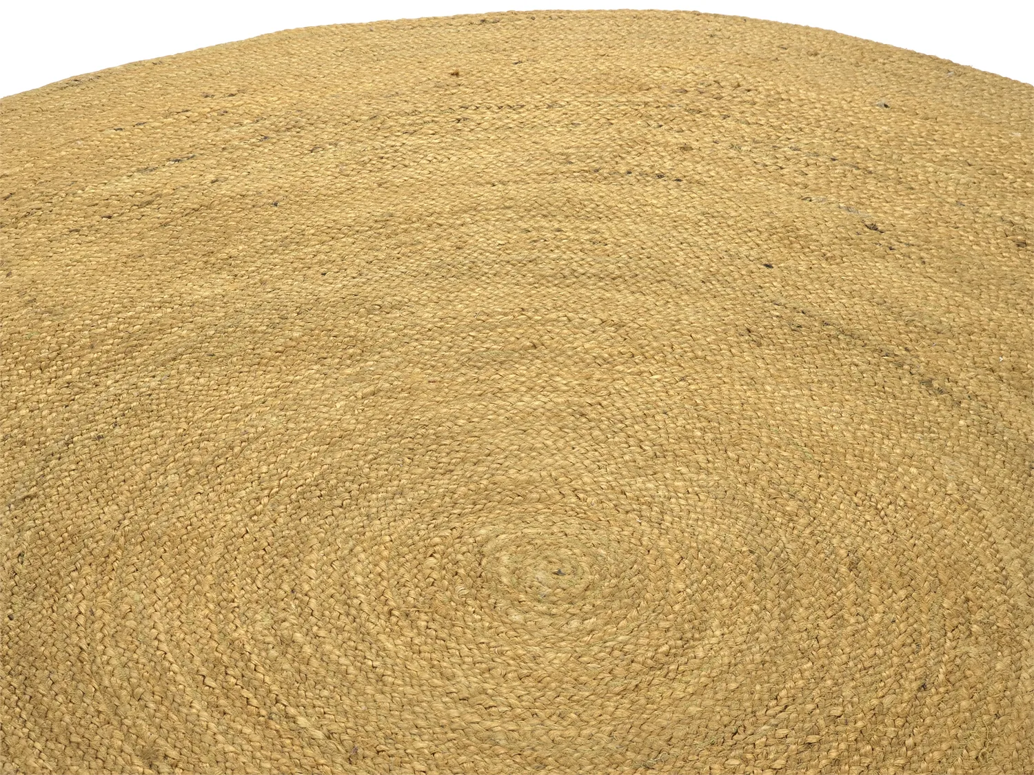 Rund jutetæppe - Amasia (orange)