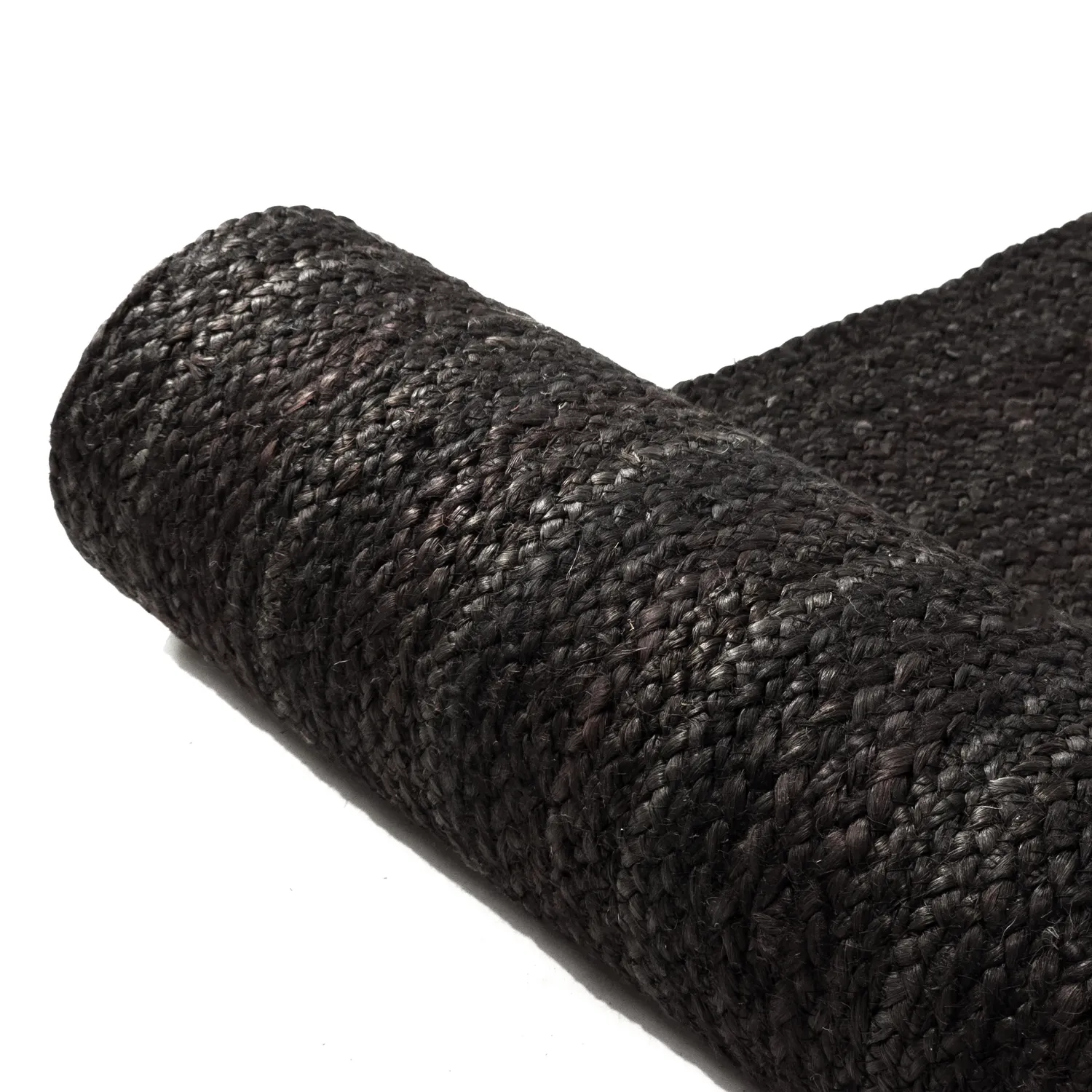 Jutetæppe - Amasia (sort)