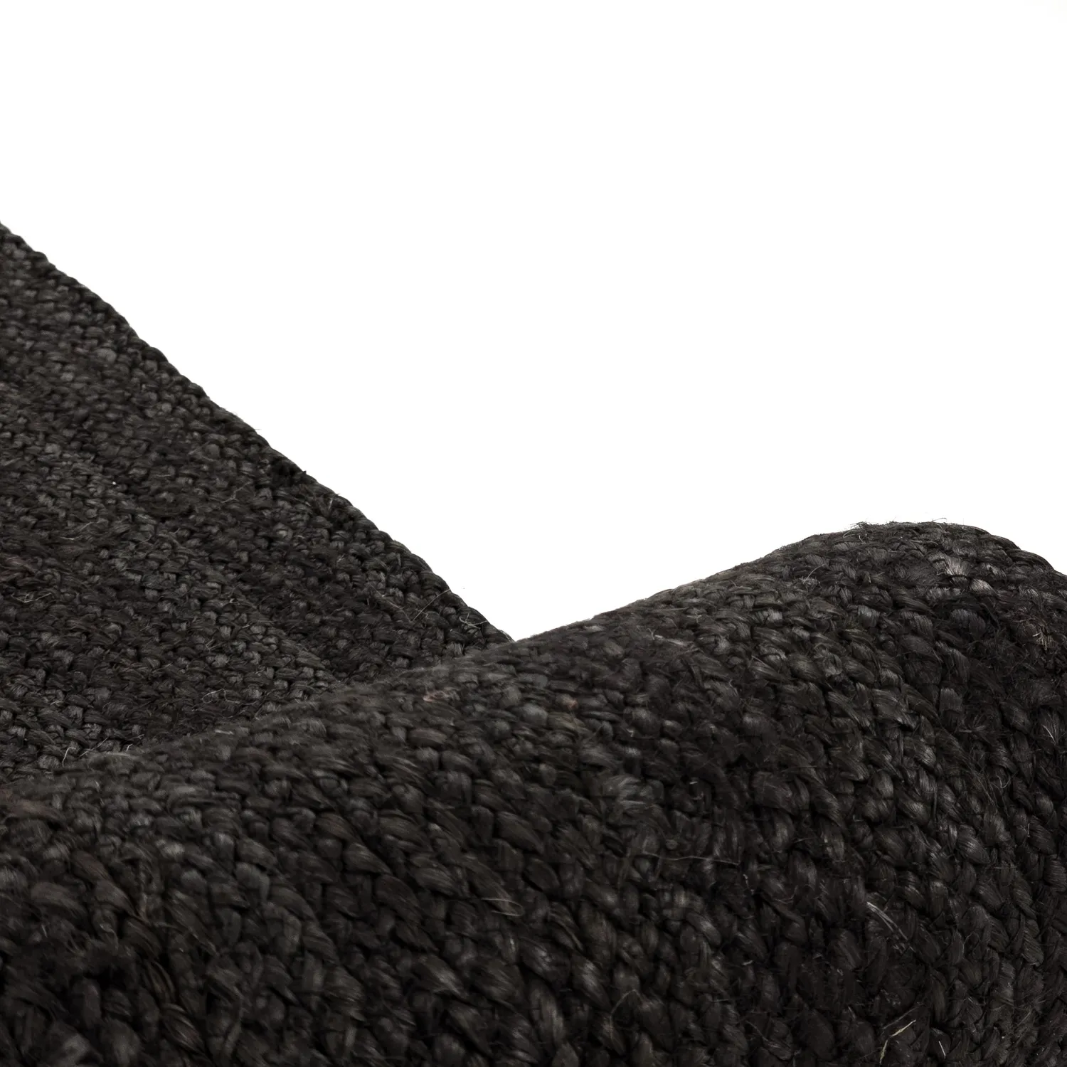 Jutetæppe - Amasia (sort)