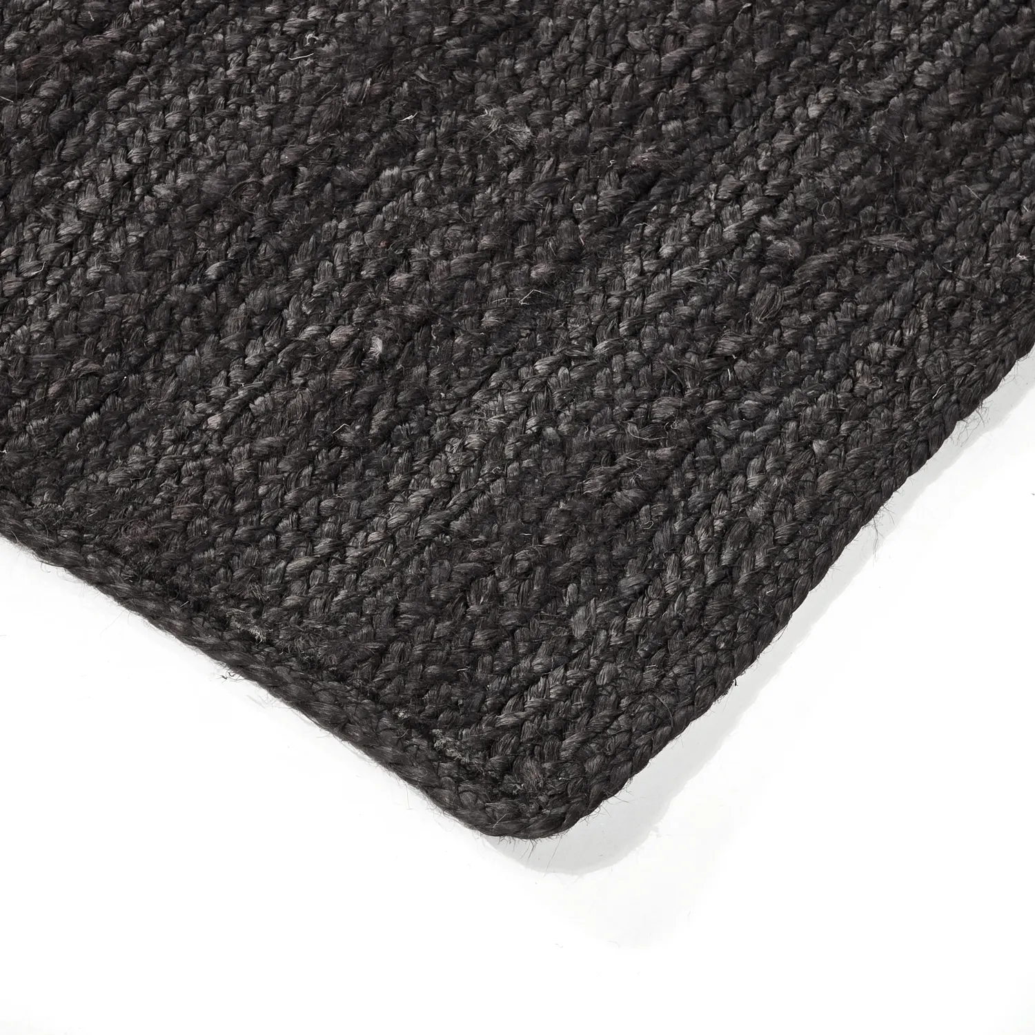 Jutetæppe - Amasia (sort)