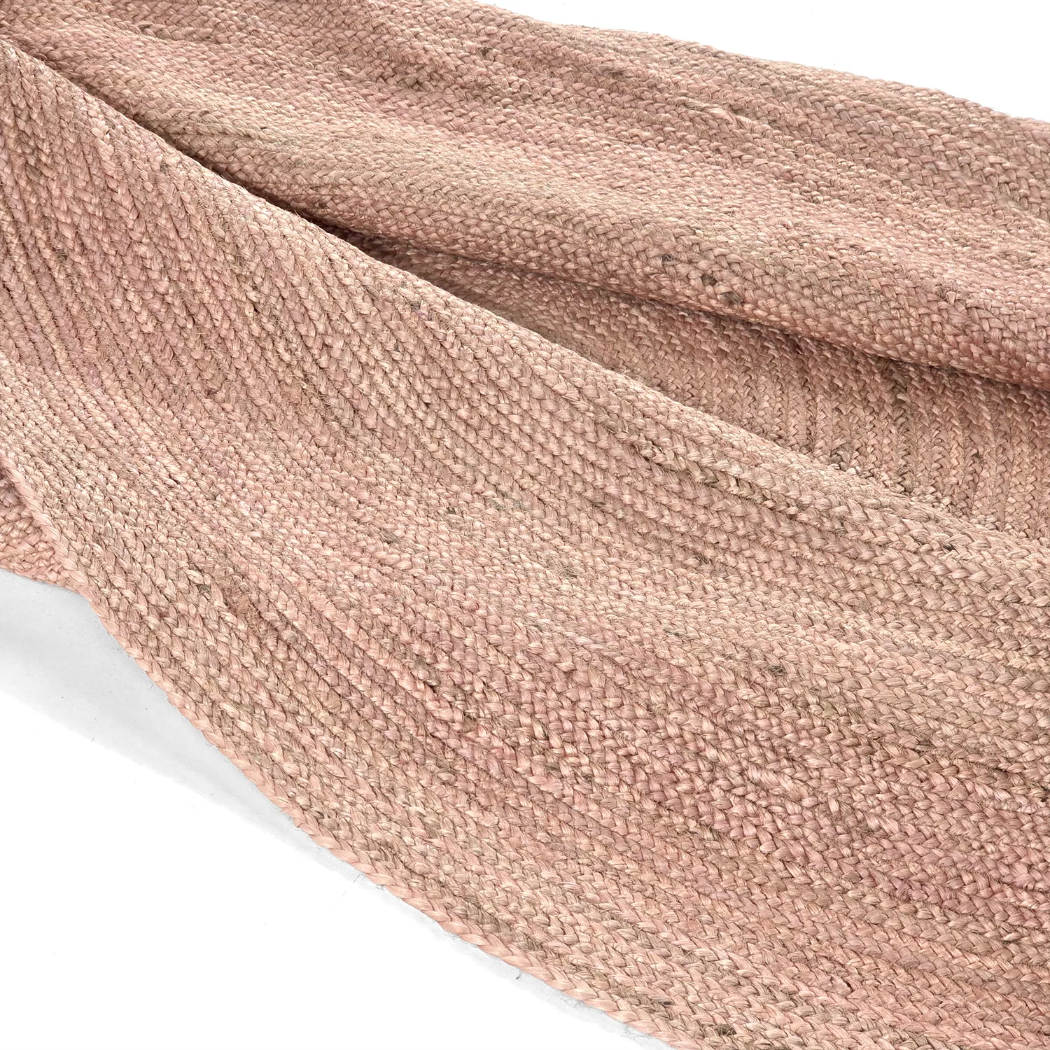 Rund jutetæppe - Amasia (tan)