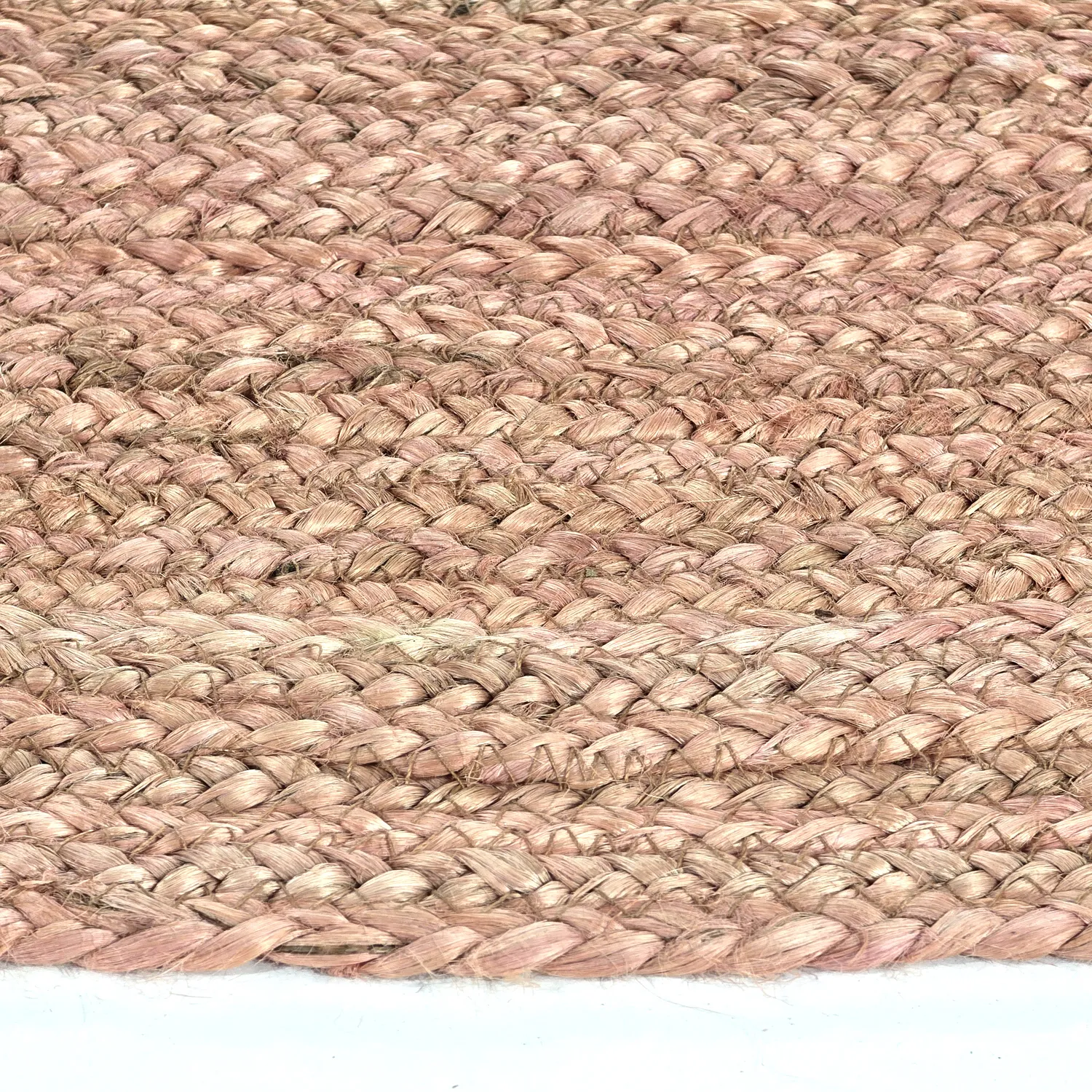 Rund jutetæppe - Amasia (tan)