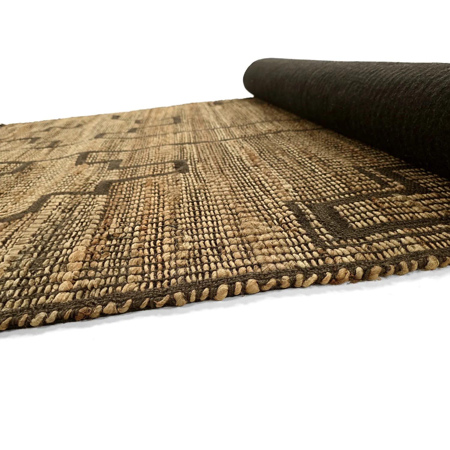 Jutetæppe - Kavita (brun)