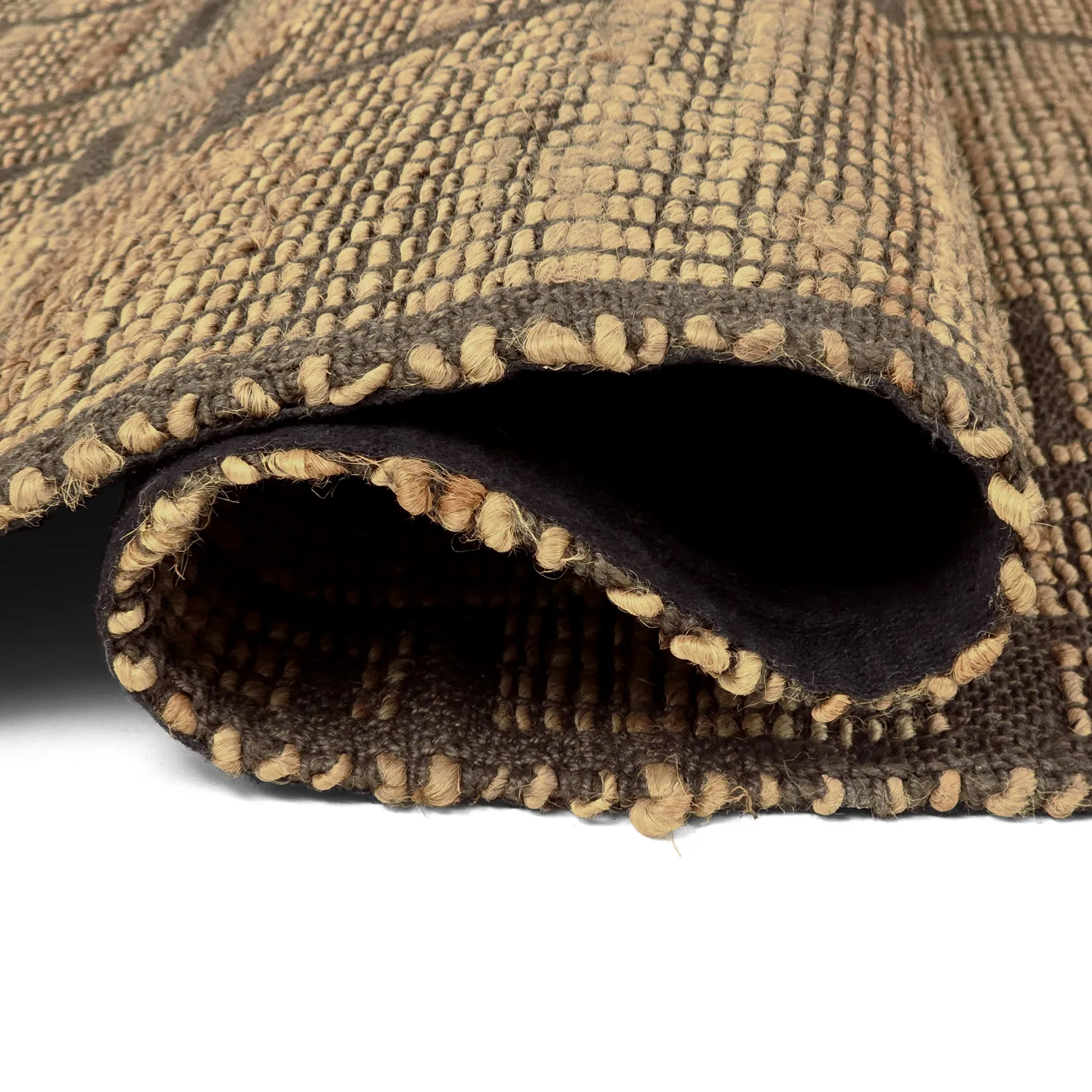 Jutetæppe - Kavita (brun)