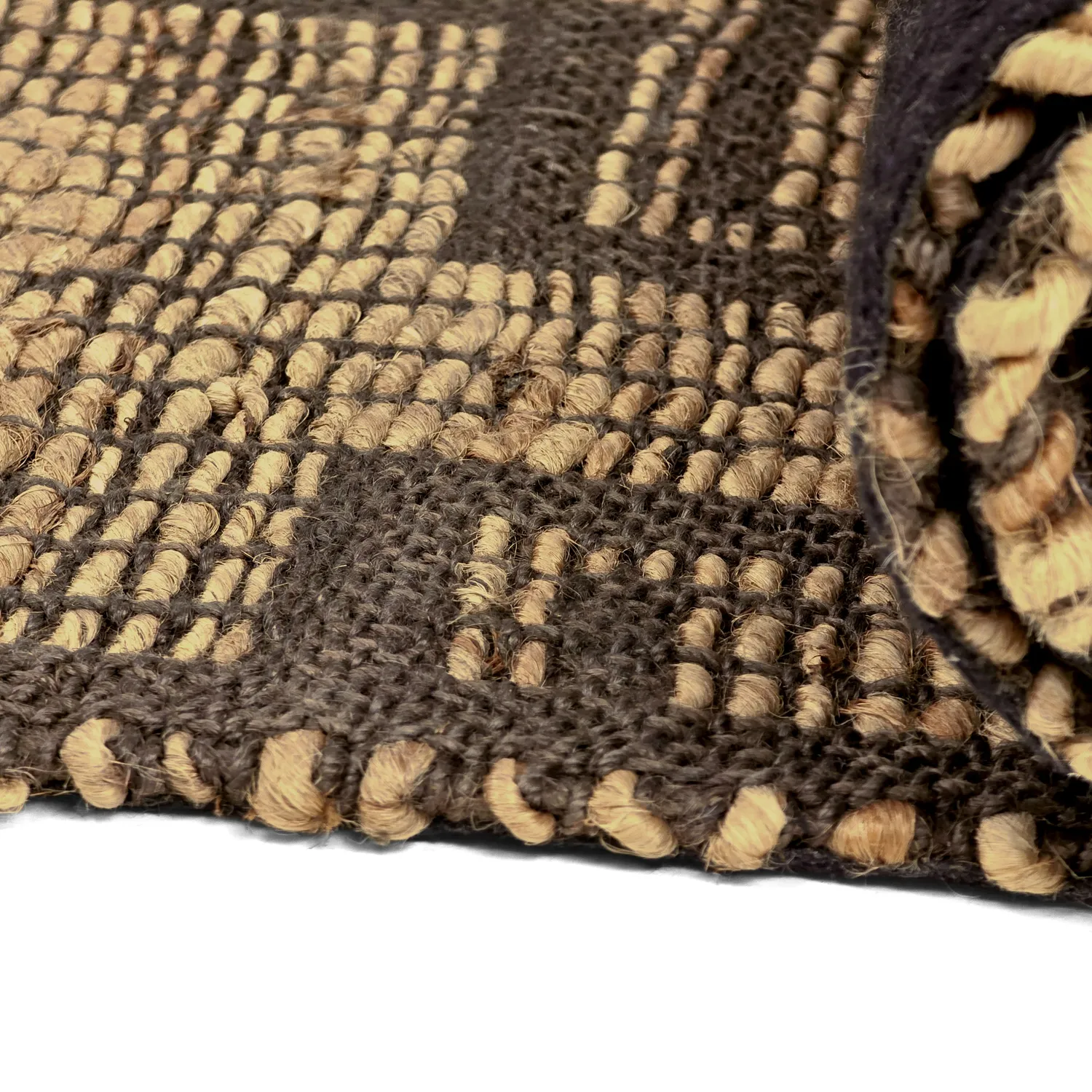 Jutetæppe - Kavita (brun)