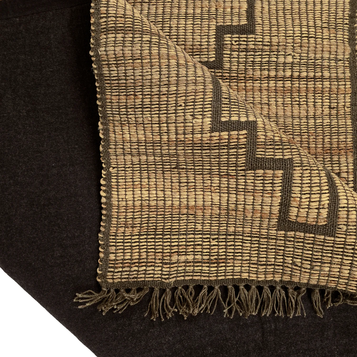 Jutetæppe - Kavita (brun)