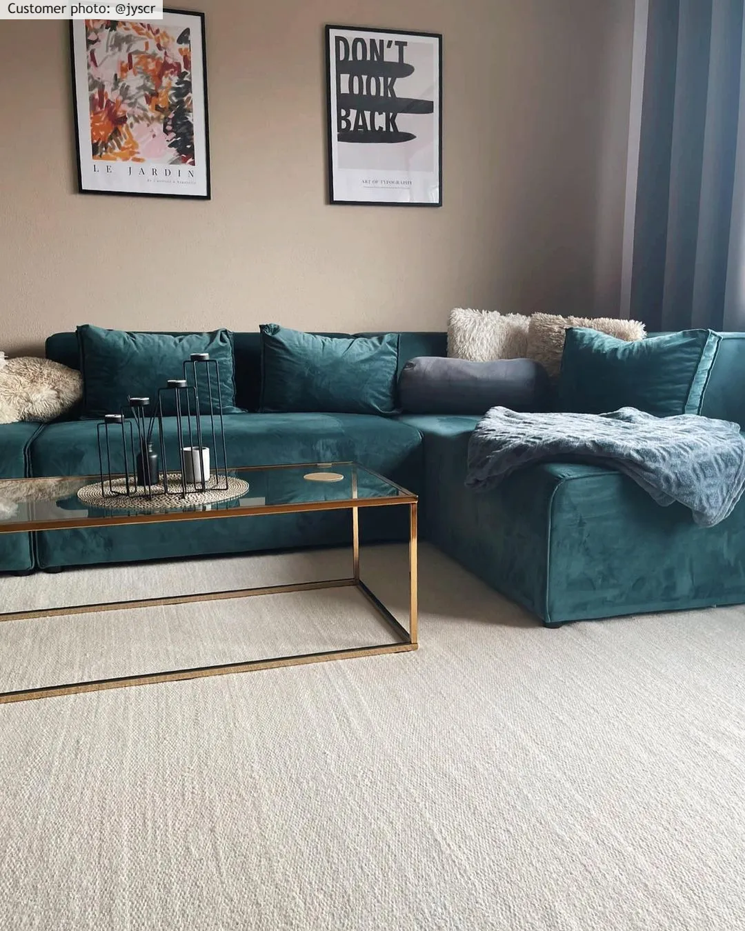 Uldtæppe - Hamilton (hvid)