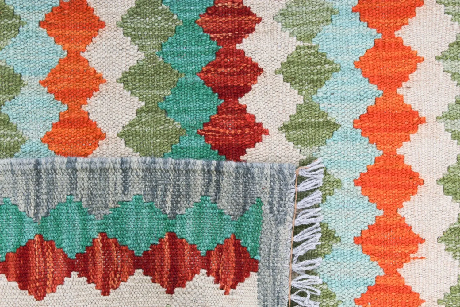 Orientalsk kelimtæppe 294 x 202 cm