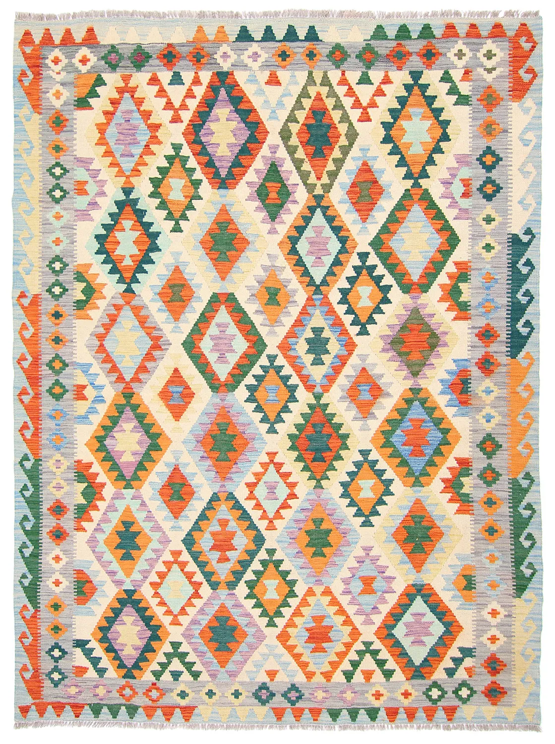 Orientalsk kelimtæppe 230 x 176 cm