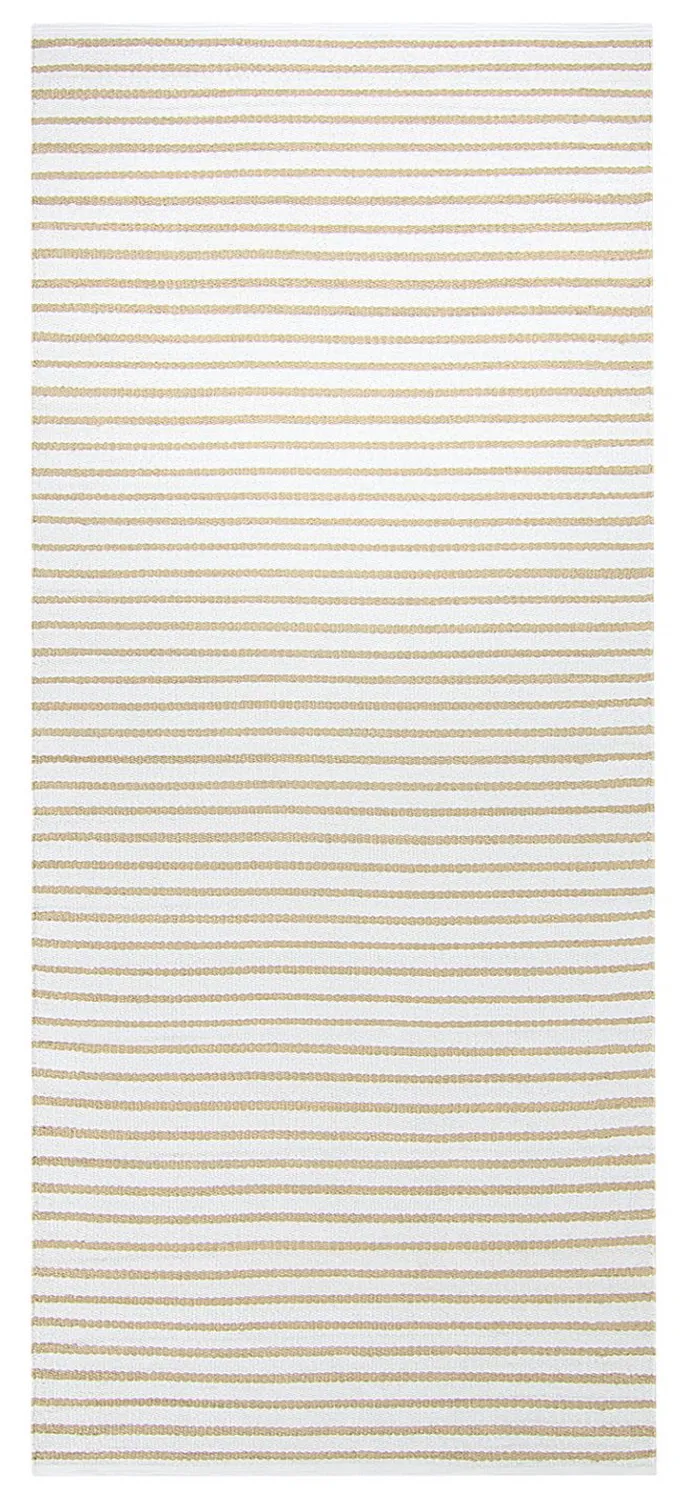 Plasttæpper - Kensington (beige/hvid)