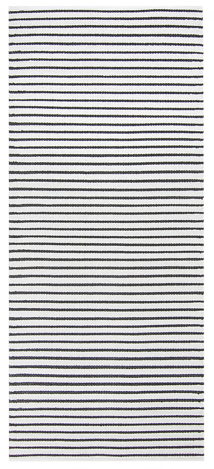 Plasttæpper - Kensington (hvid/sort)