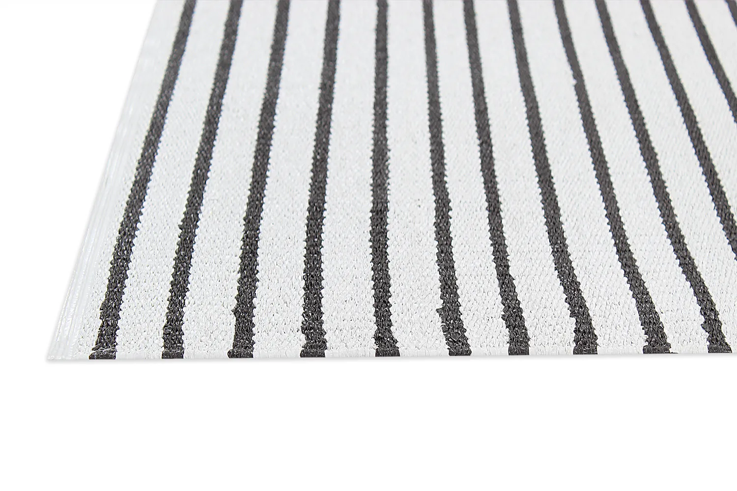 Plasttæpper - Kensington (hvid/sort)