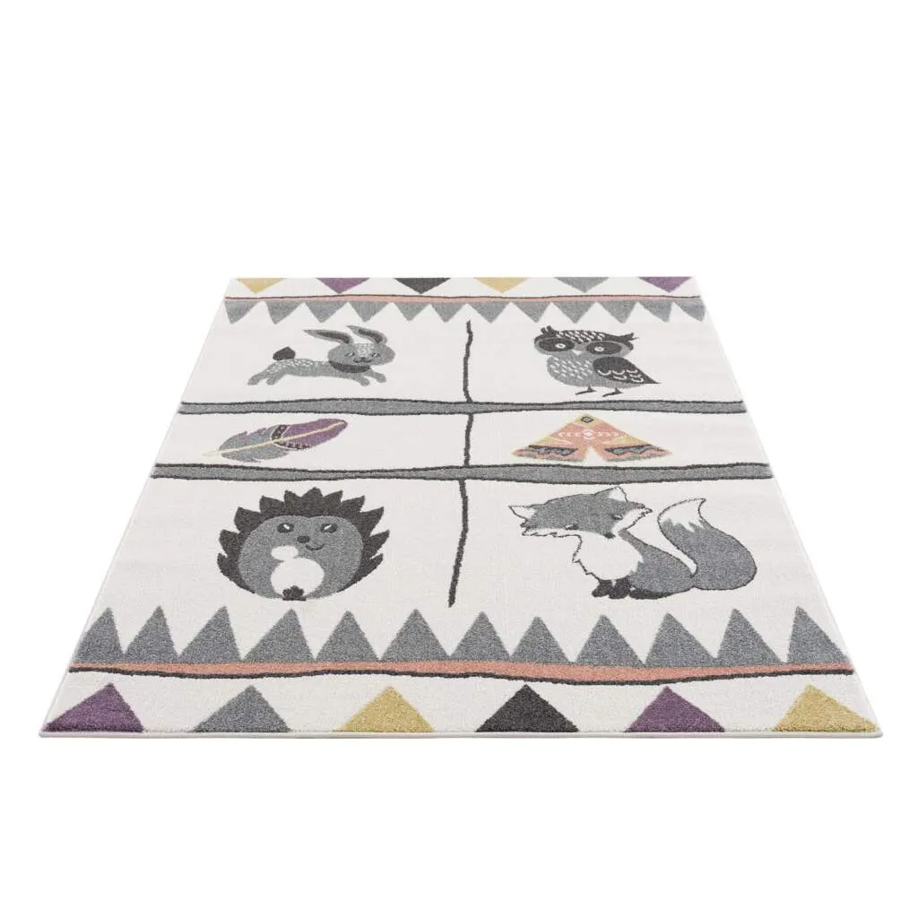 Børnetæppe - Animals (multi)