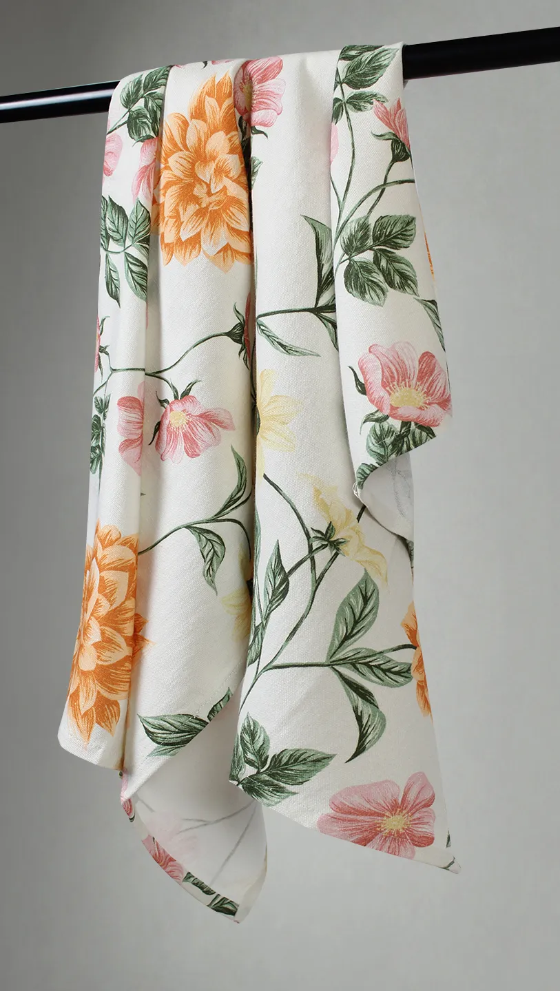 Køkkenhåndklæde 2-pak - Dahlia (orange)