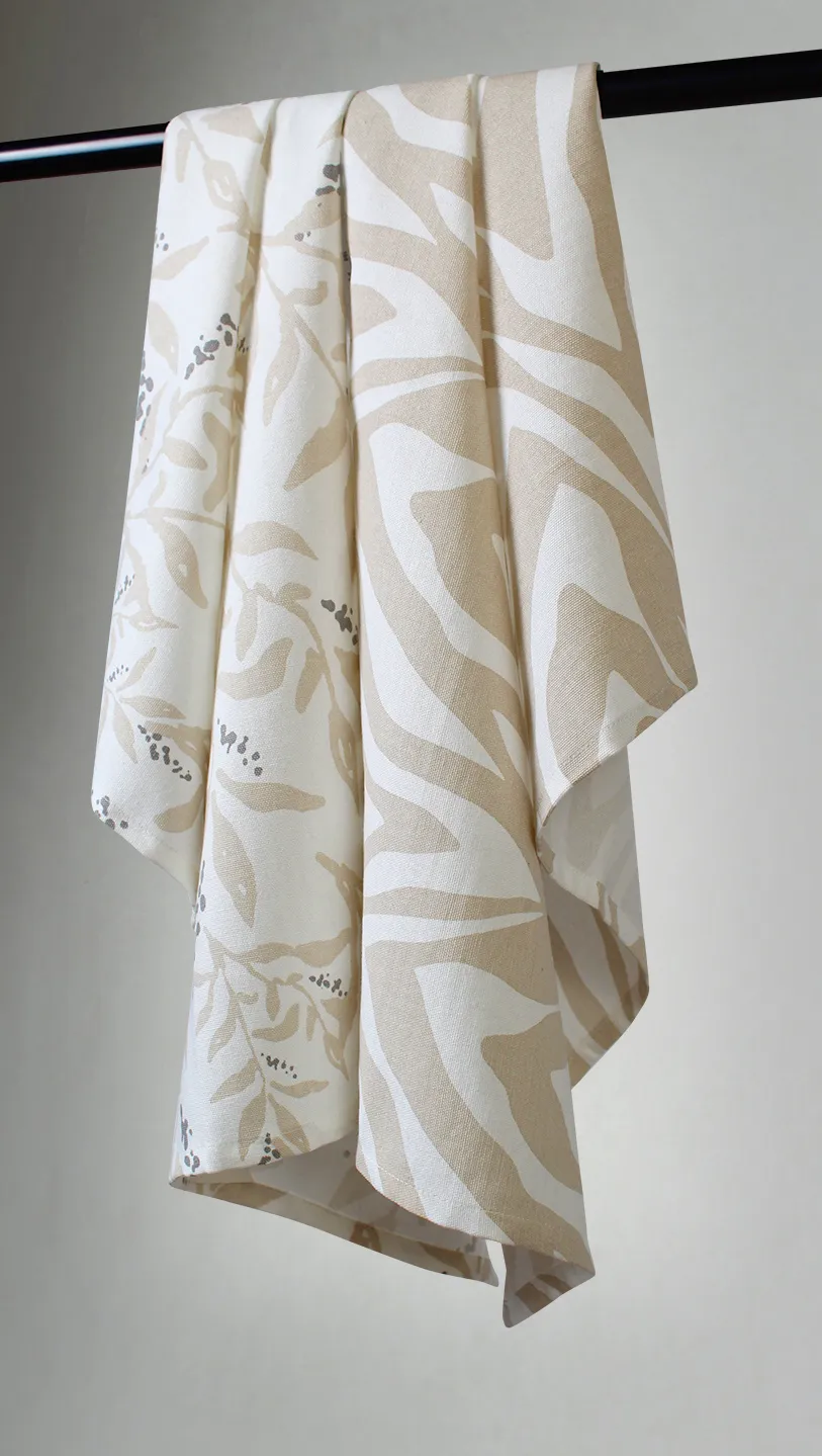 Køkkenhåndklæde 2-pak - Laura (beige)