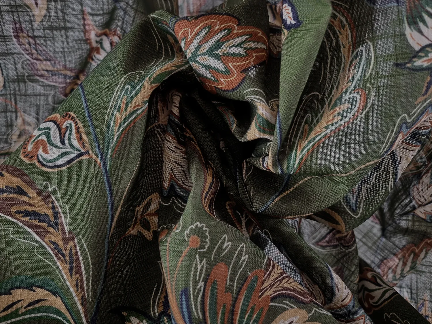 Køkkenhåndklæde 2-pak - - Leonora (grøn)