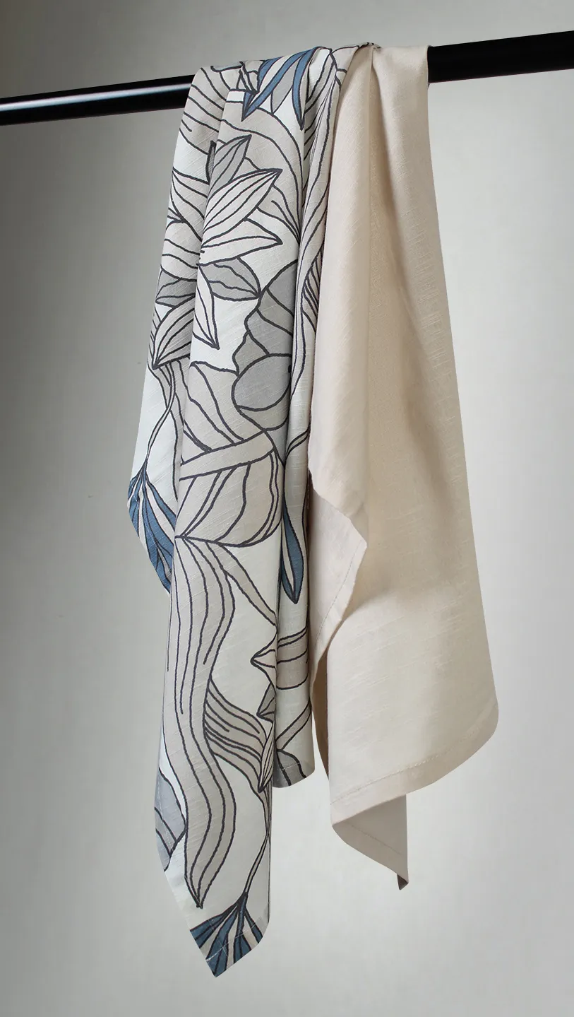 Køkkenhåndklæde 2-pak - Aurelia (blå)