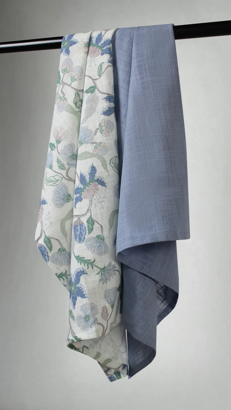 Køkkenhåndklæde 2-pak - Sollan (grøn)