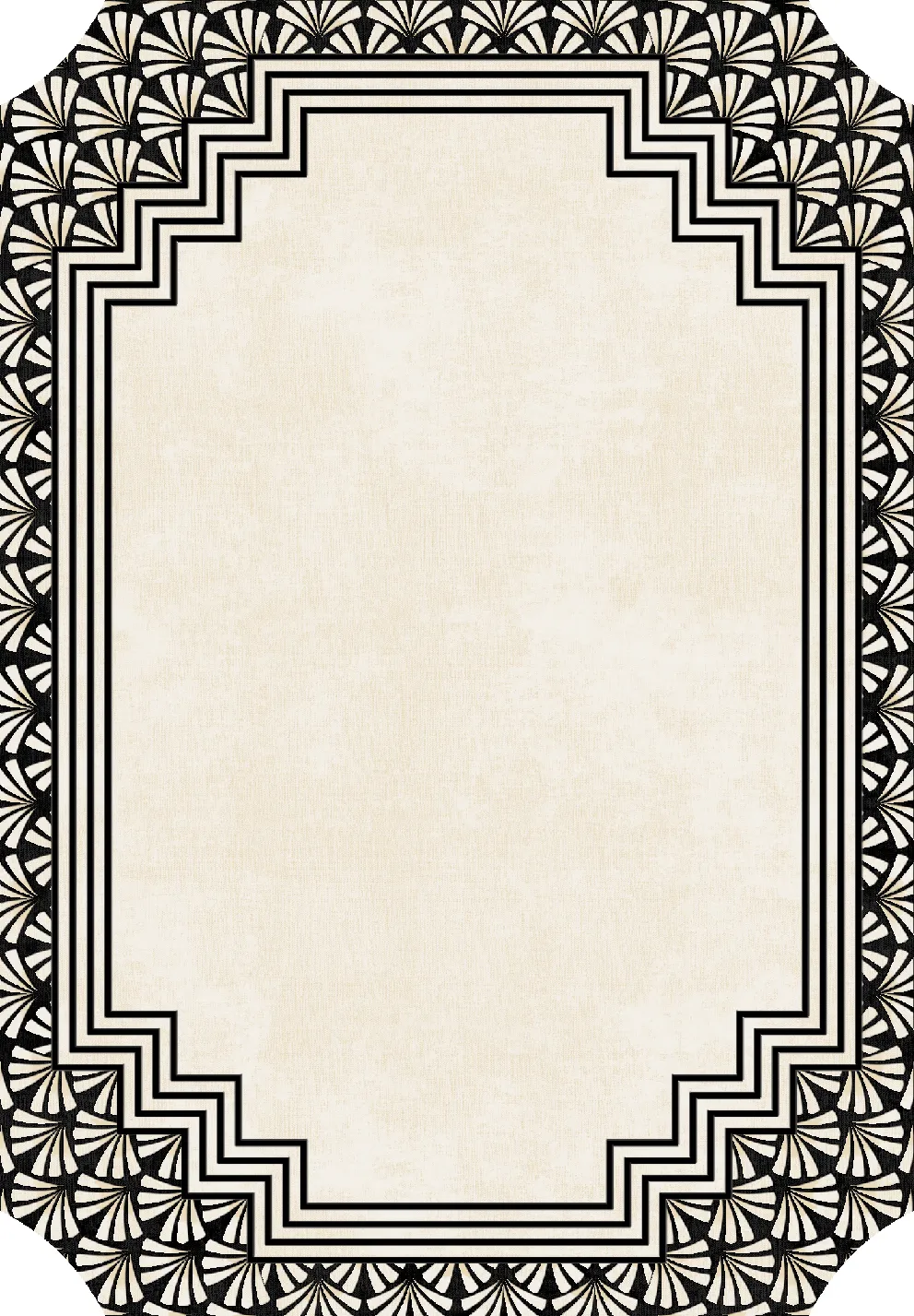 Wilton-tæppe - Cleo (sort)