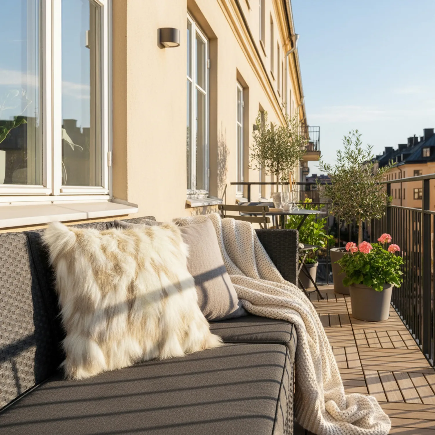 Pudebetræk - Clara (hvid/beige)