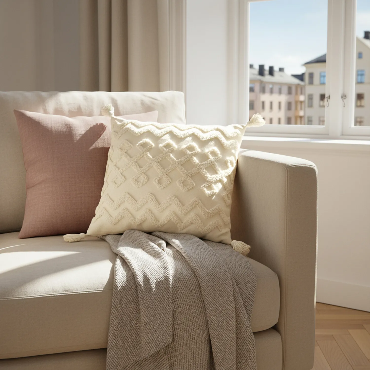 Pudebetræk - Doria (off-white)