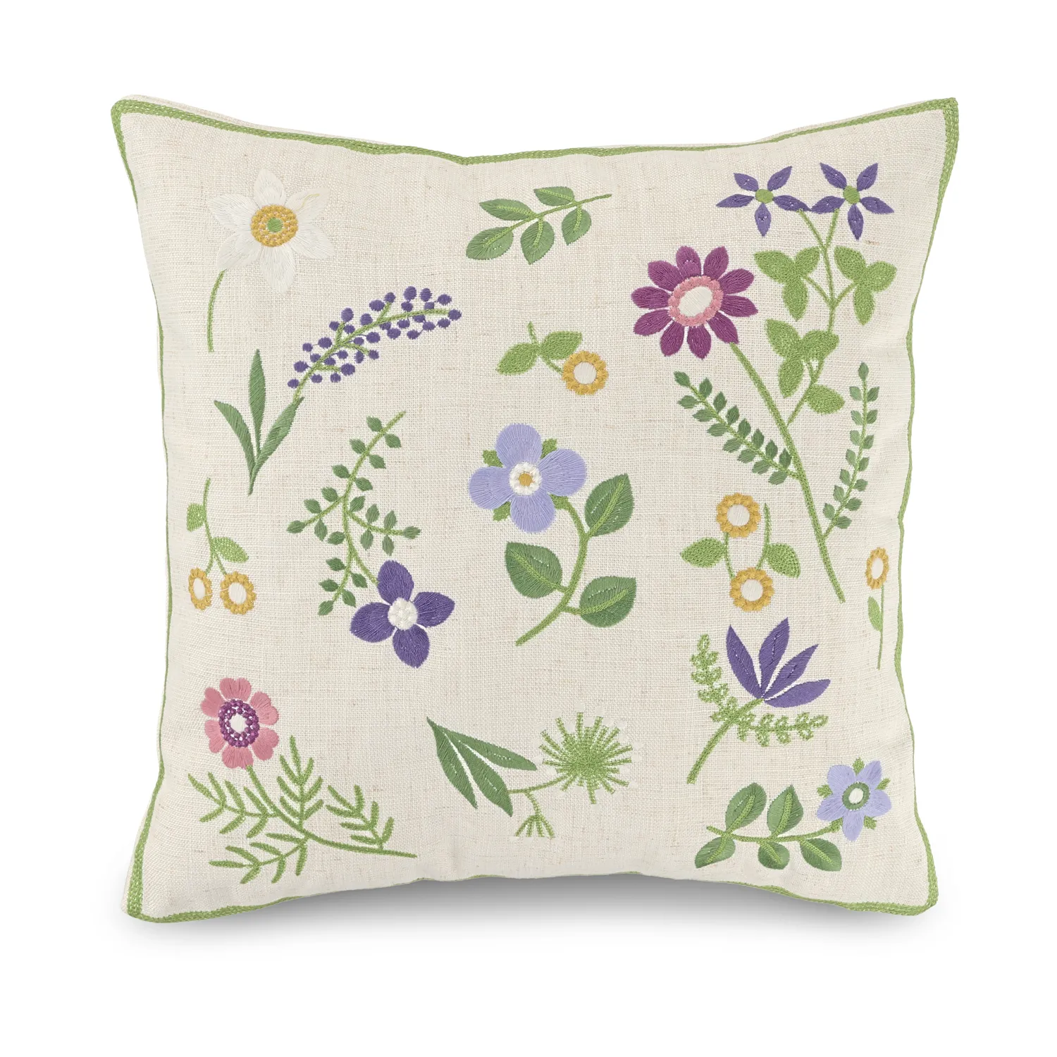 Pudebetræk - Esbo Embroidered Cushion Cover (multi)