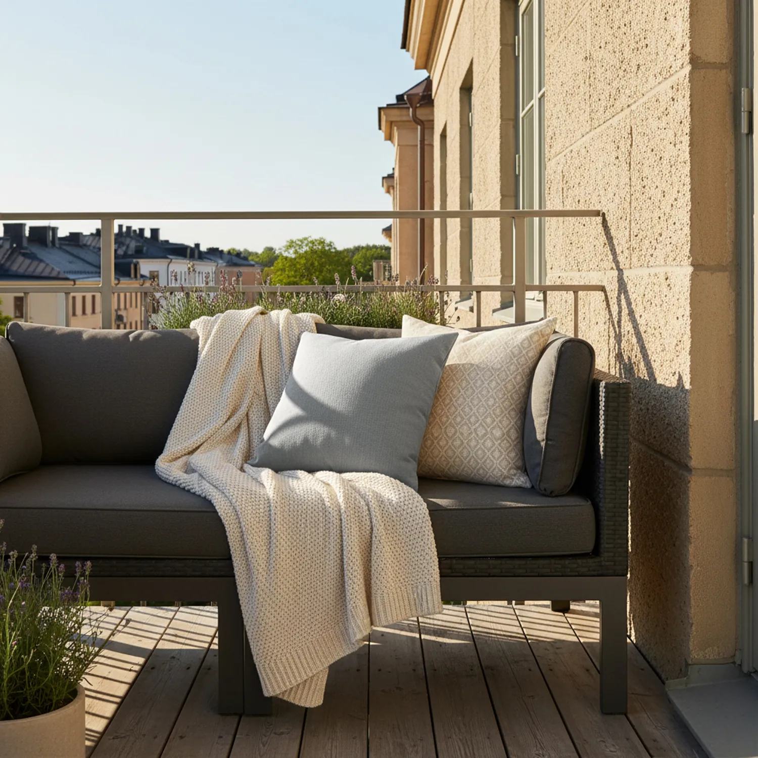 Pudebetræk - Luana (grå)