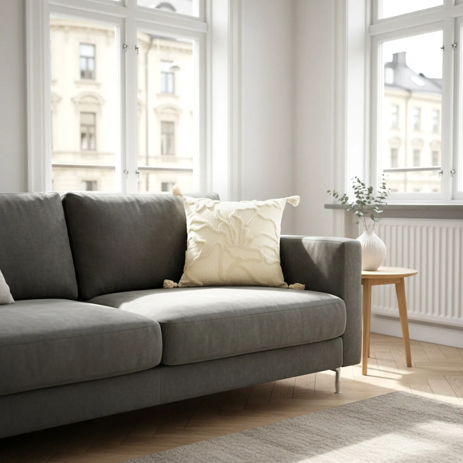 Pudebetræk - Roslyn (off-white)