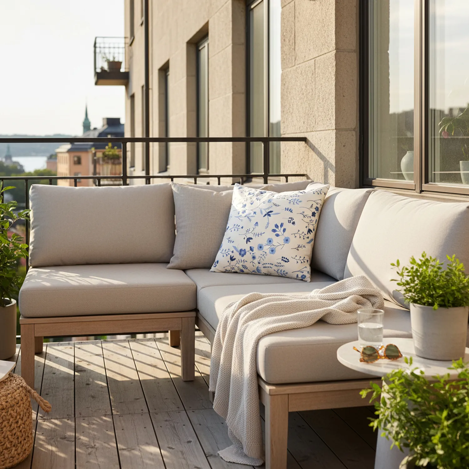 Pudebetræk - Stavanger Embroidered Cushion Cover (multi)