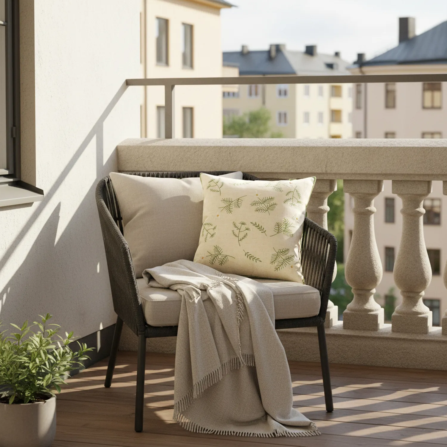 Pudebetræk - Vasa Embroidered Cushion Cover (multi)