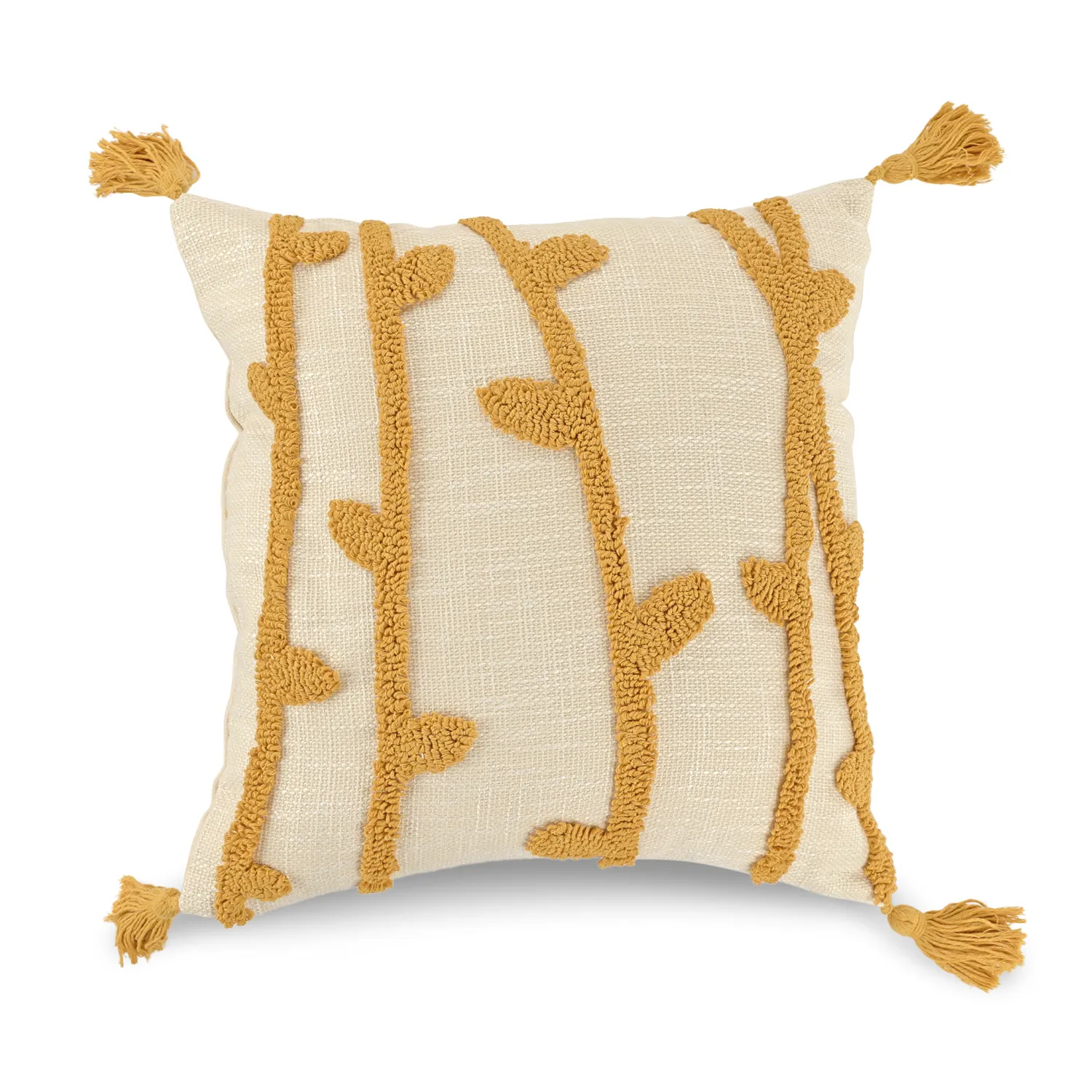 Pudebetræk - Vine (hvid/gul)