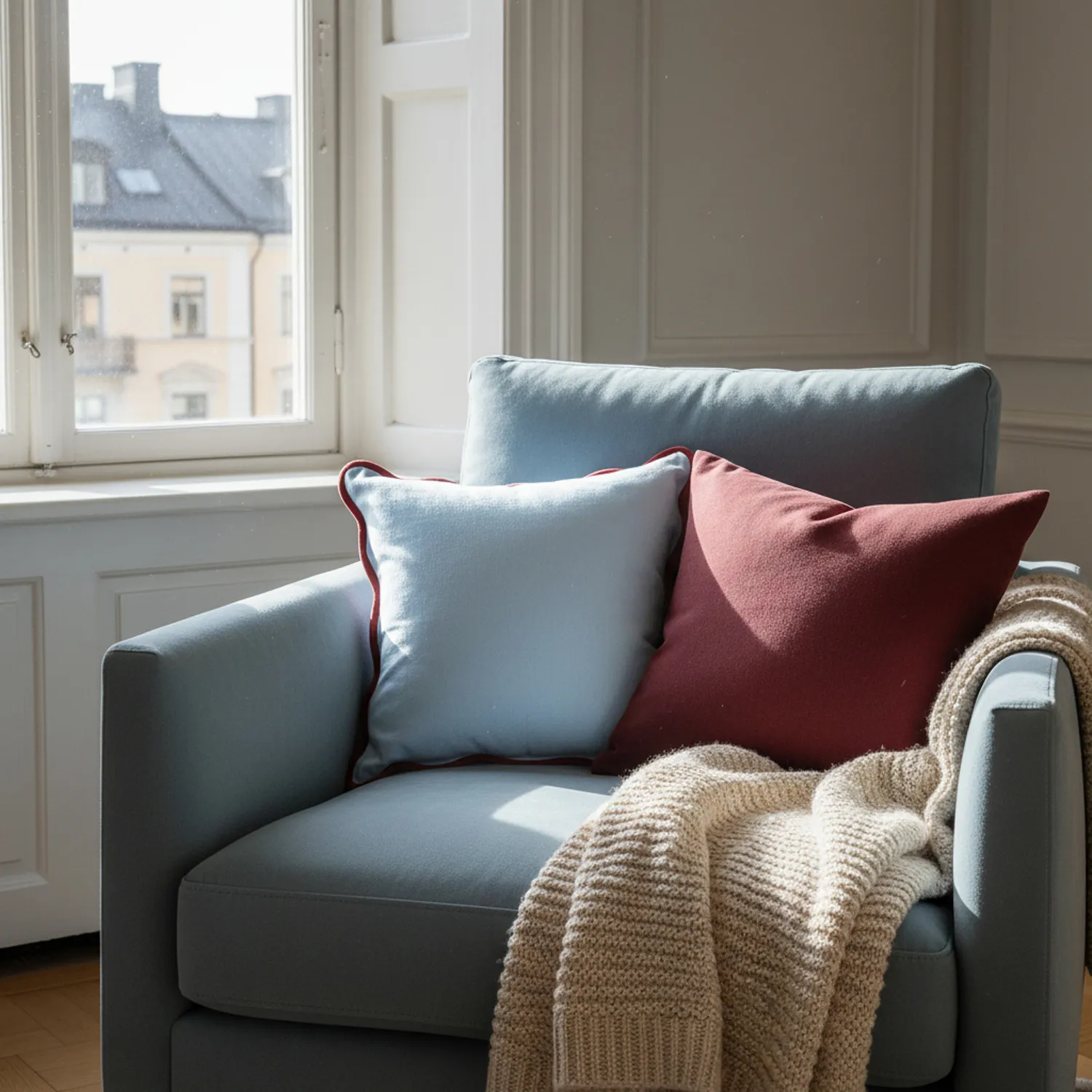 Pudebetræk - Yrsa (blå)