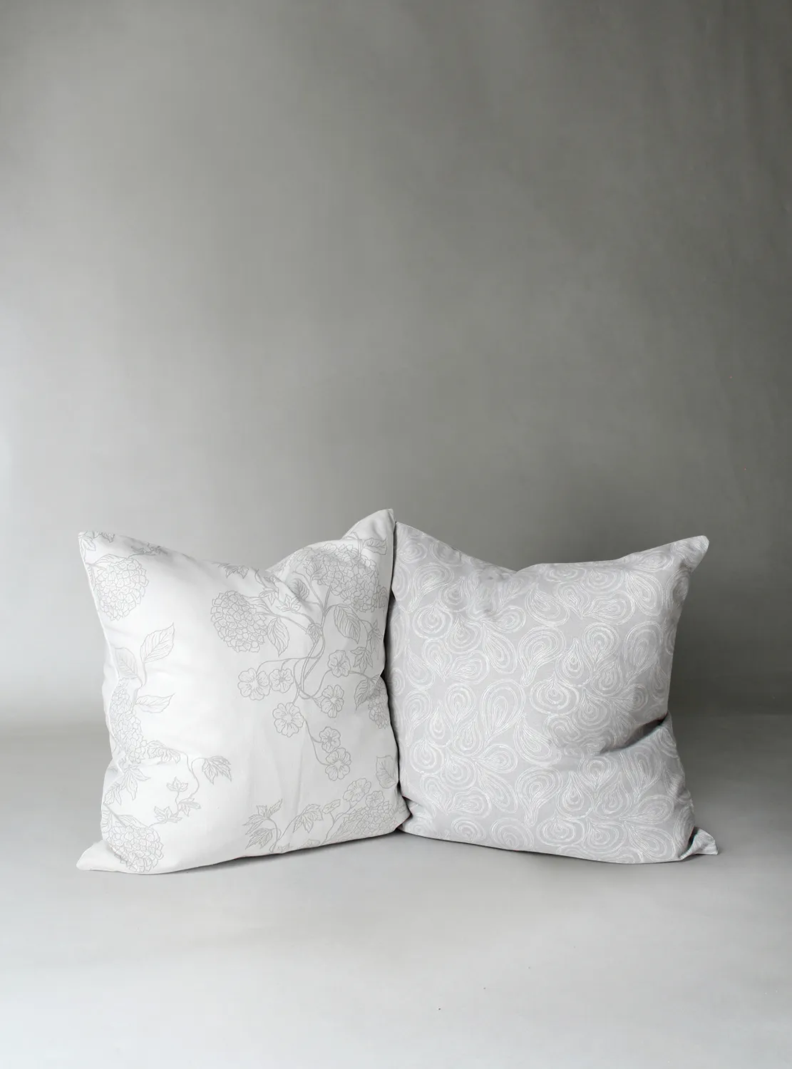 Pudebetræk x 2 - Merja (grå)