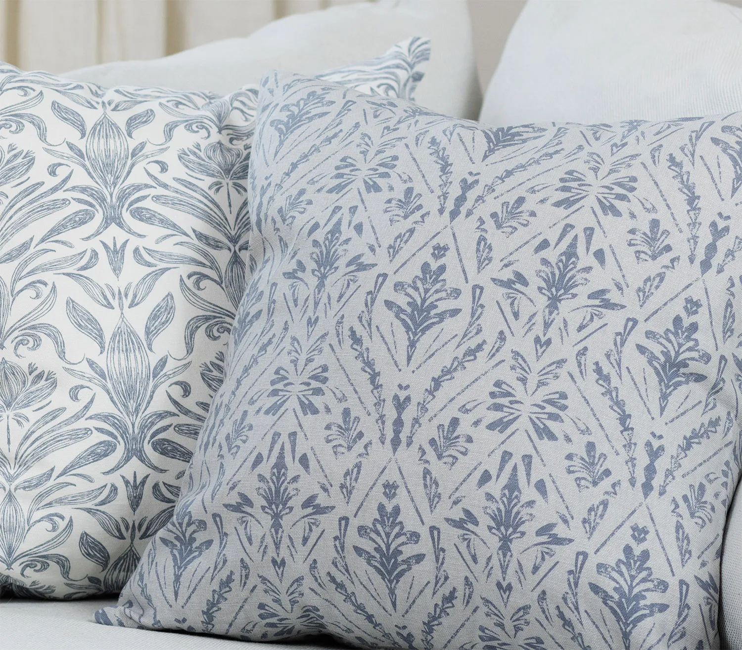 Pudebetræk x 2 - Helmi (blå)