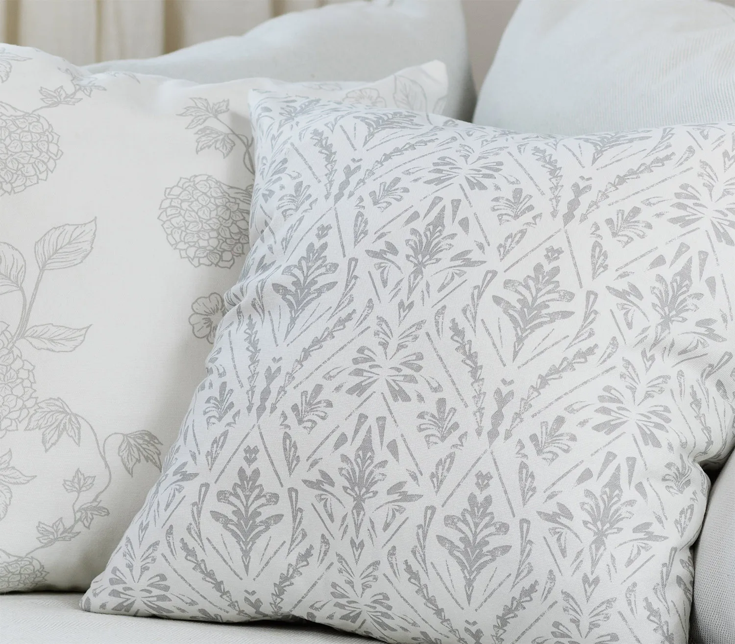 Pudebetræk x 2 - Helmi (grå)