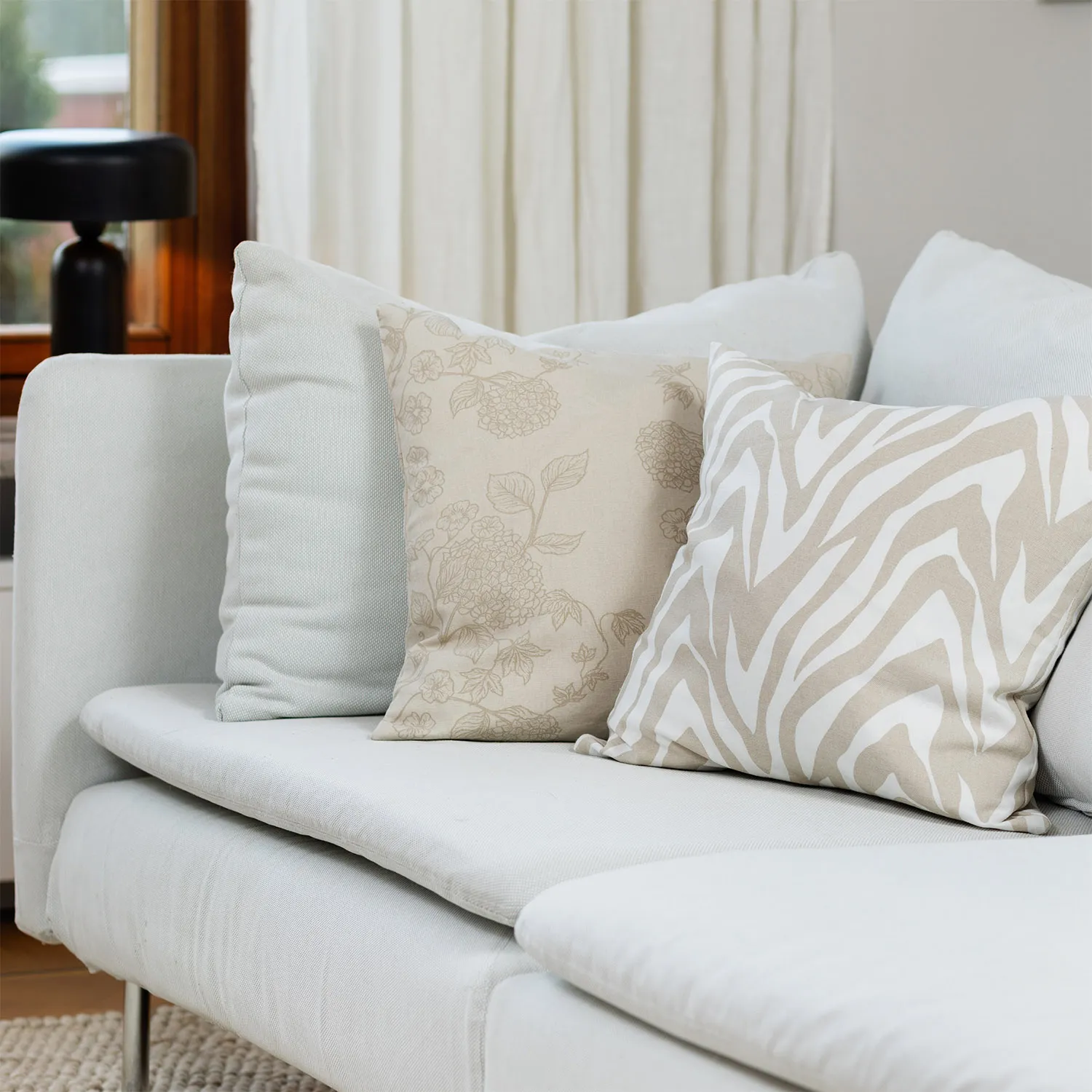 Pudebetræk x 2 - Minna (beige)