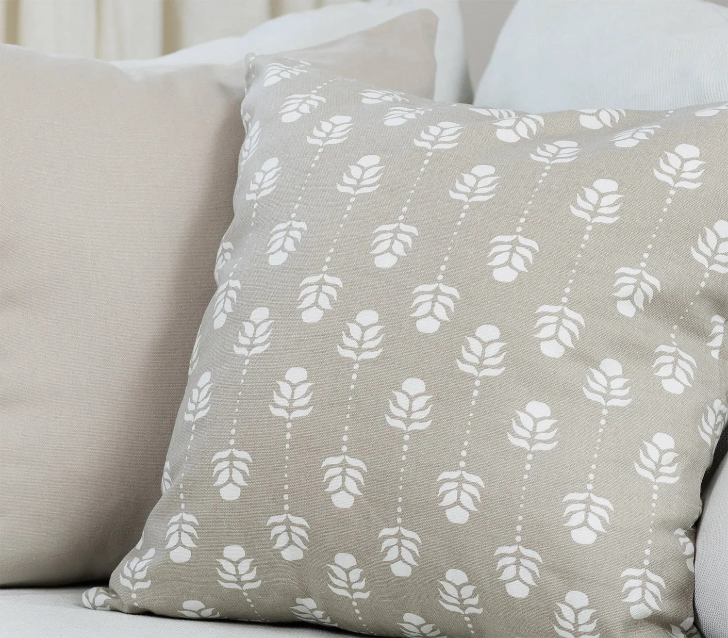 Pudebetræk x 2 - Sari (beige)