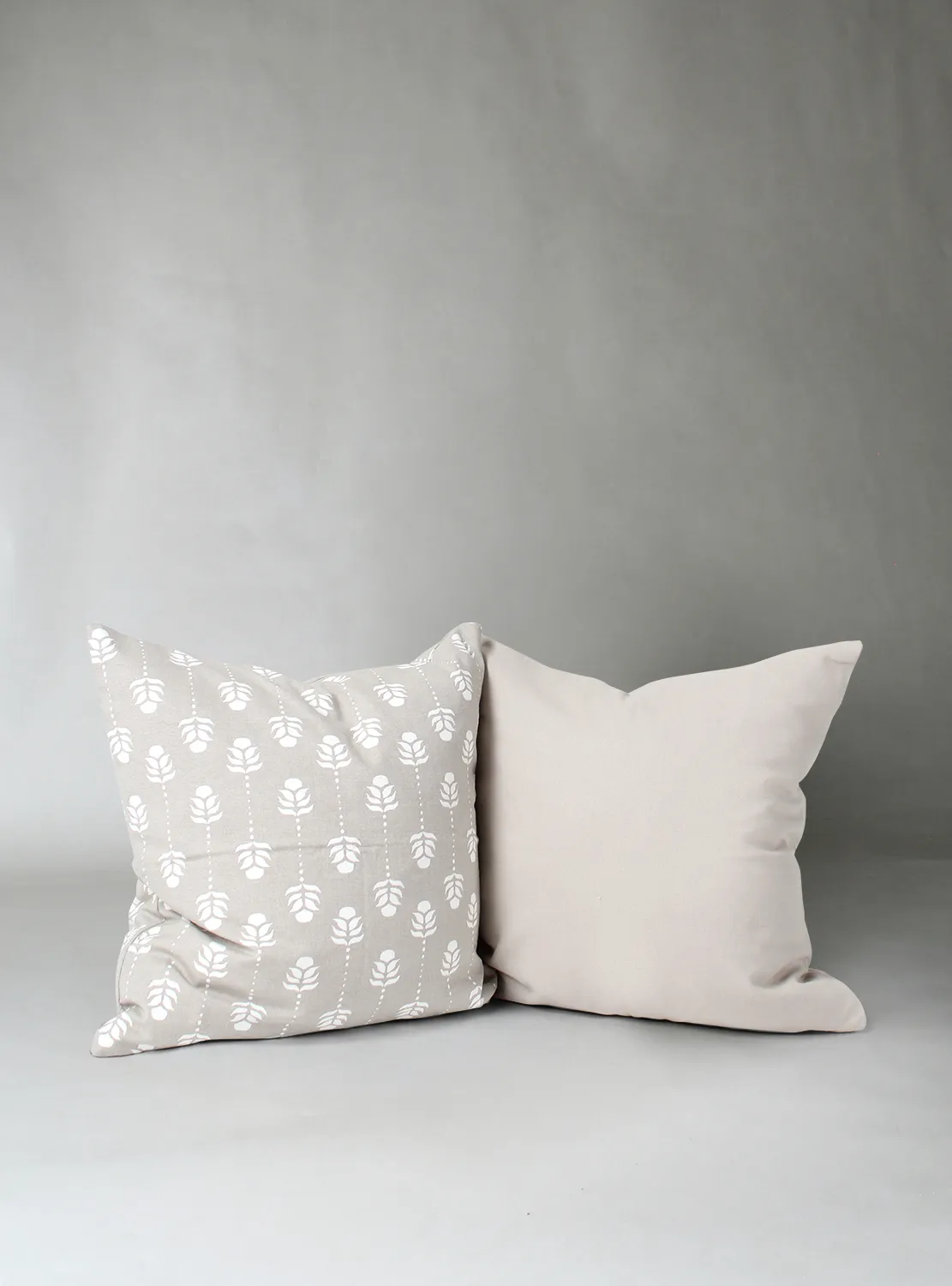 Pudebetræk x 2 - Sari (beige)