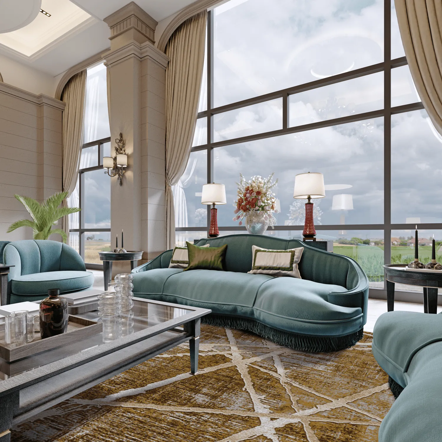 Wilton-tæppe - Lagos (brun)