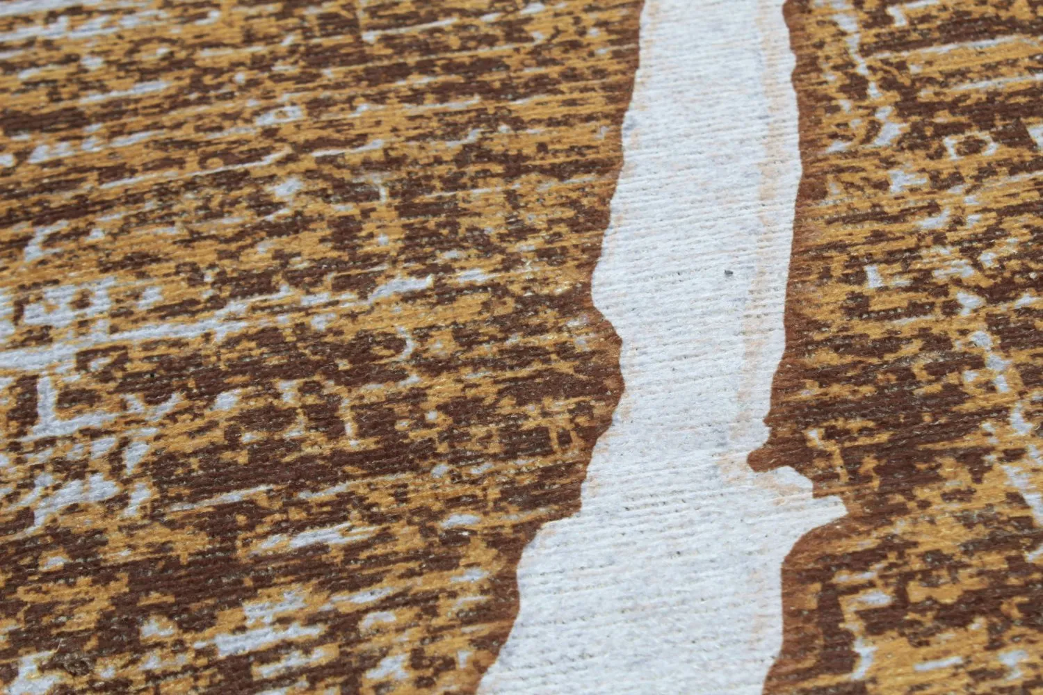 Rundt tæppe - Lagos (brun)