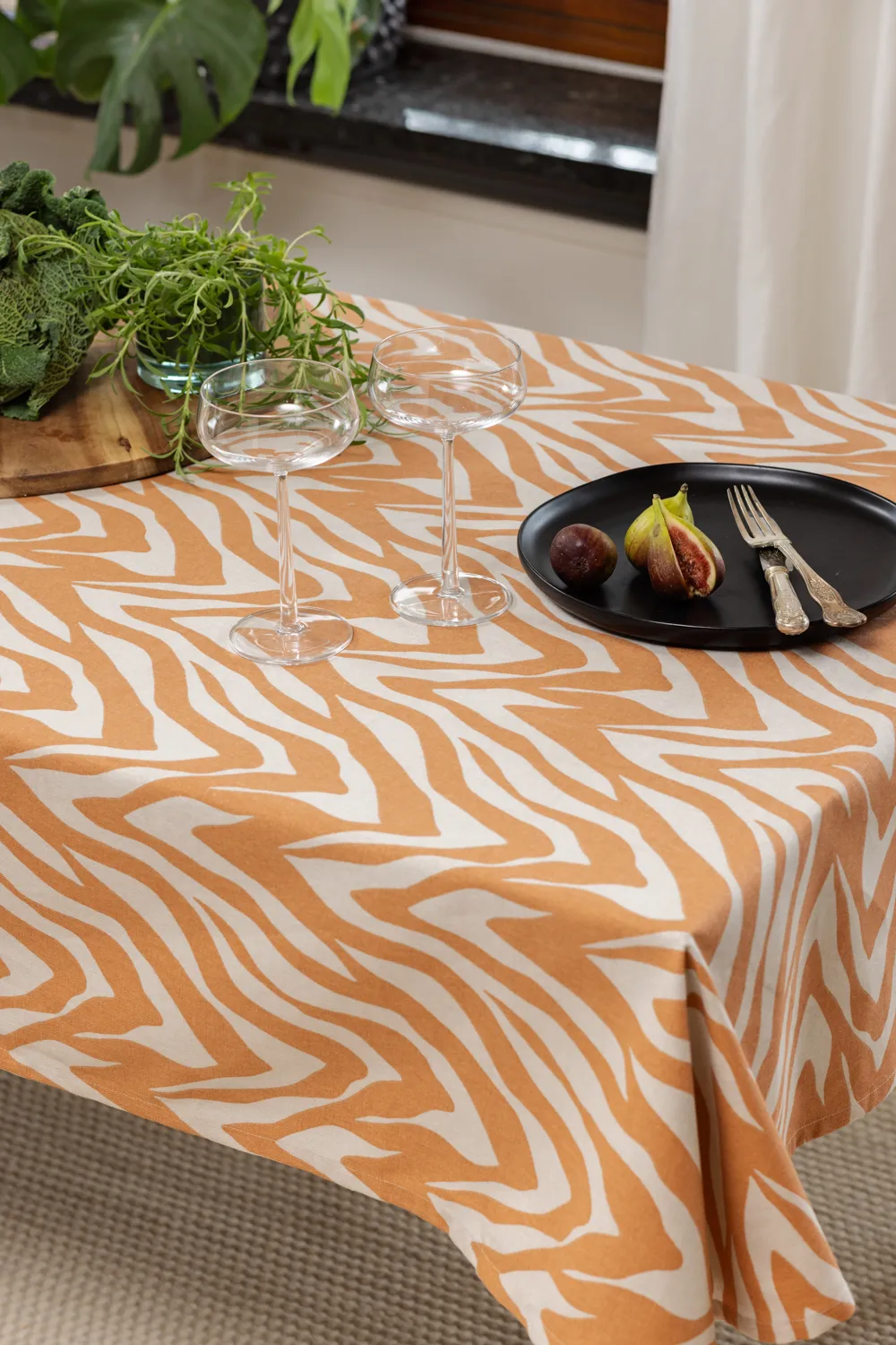 Bomuldsdug Laura (orange)