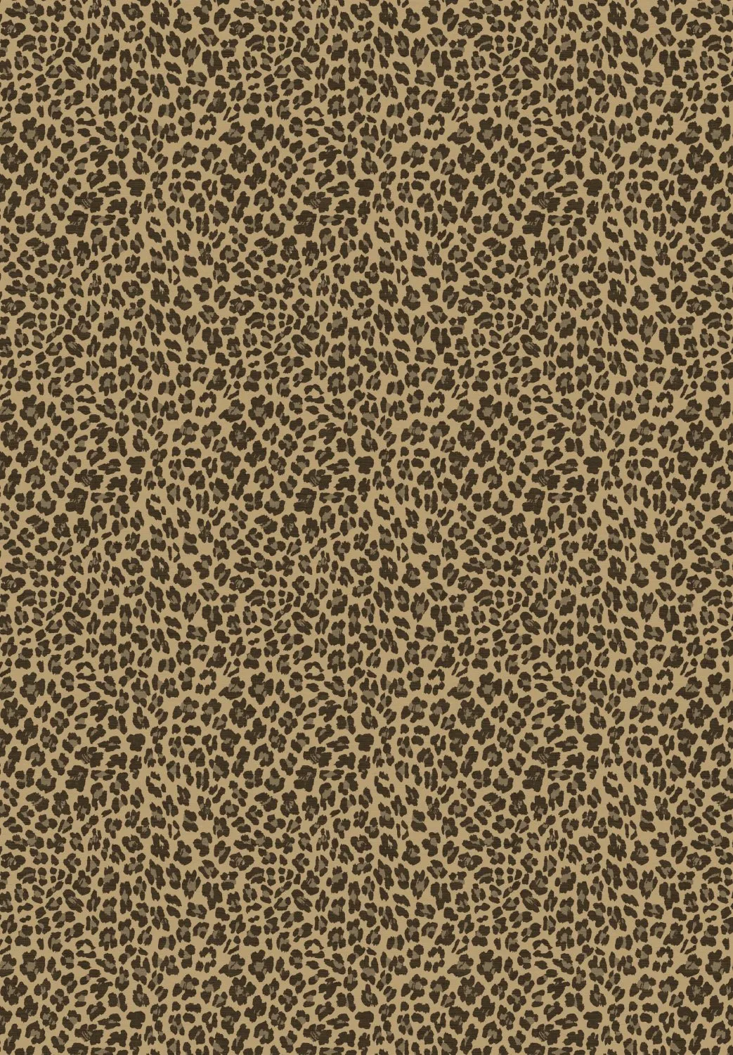 Wilton-tæppe - Leopard (brun)