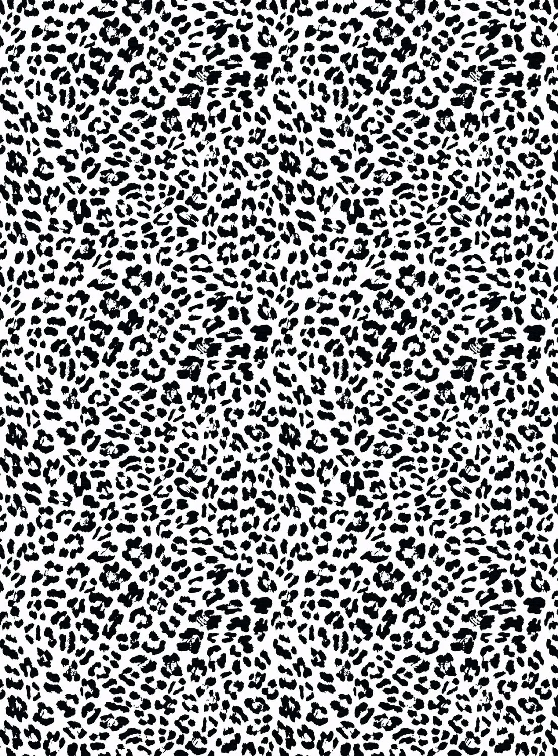 Wilton-tæppe - Leopard (sort/hvid)
