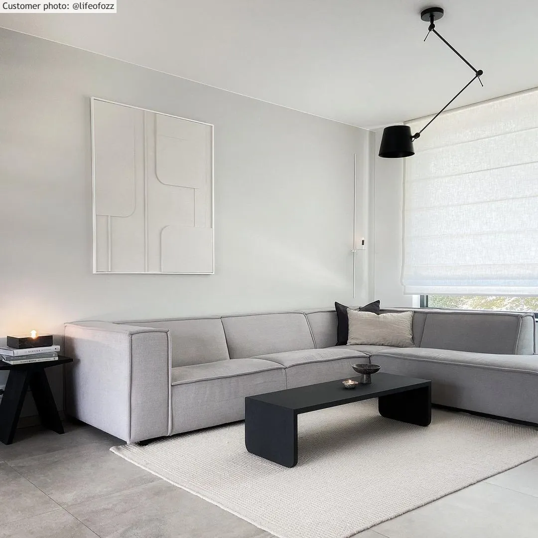 Uldtæppe - Coastal (hvid)