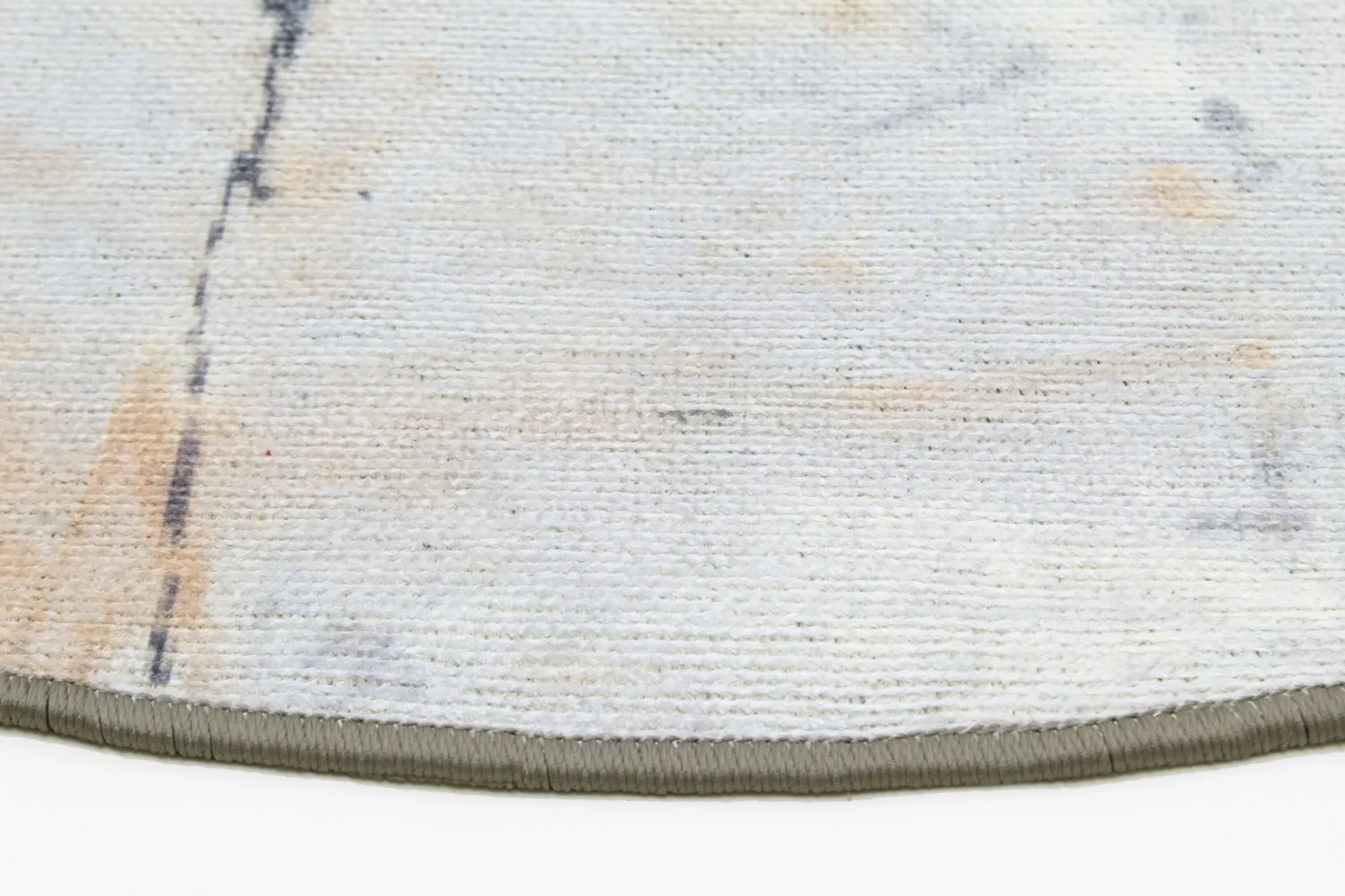 Rundt tæppe - Melazzo (grå/multi)