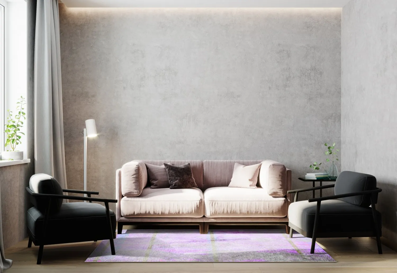 Wilton-tæppe - Almada (lilla)